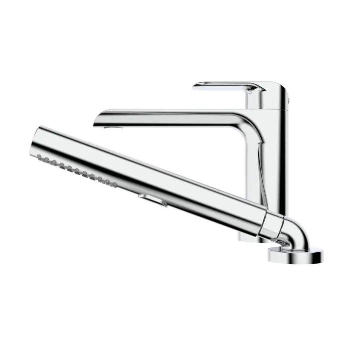 Robinet pour baignoire romaine avec pression équilibrée - modèle complet